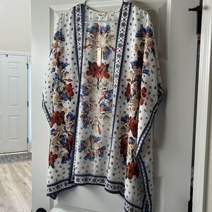 Max Studio open cardigan/cape